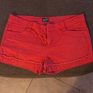 Classic red shorts